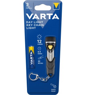 Varta Day Light Key Chain Light Aluminiu, Negru Lanternă breloc LED
