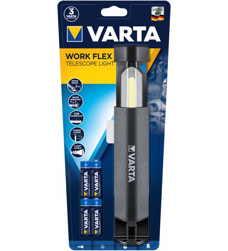 Varta Work Flex LED Negru