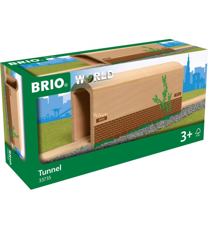 BRIO  World High Wood Tunel, cale ferată