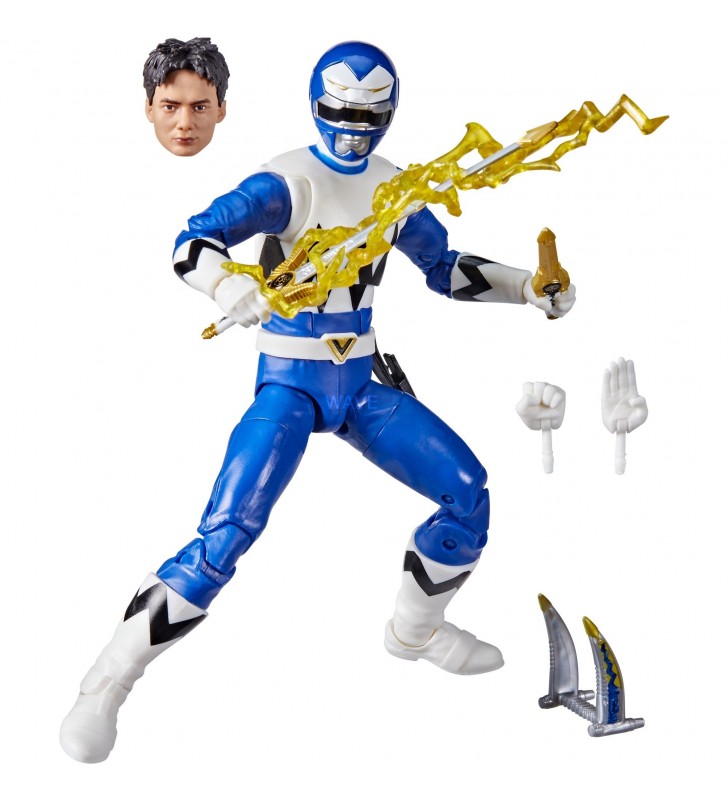 Hasbro  Power Rangers Lightning Collection Lost Galaxy Blue Ranger Figurină Mini-play Figurină