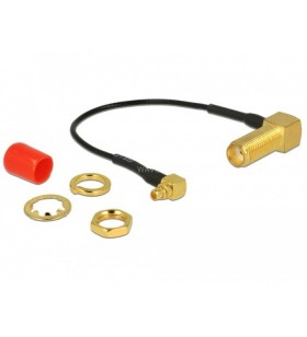 Cablu antenă DeLOCK  SMA 90° (priză pentru instalare) - mufă MMCX 90°, adaptor