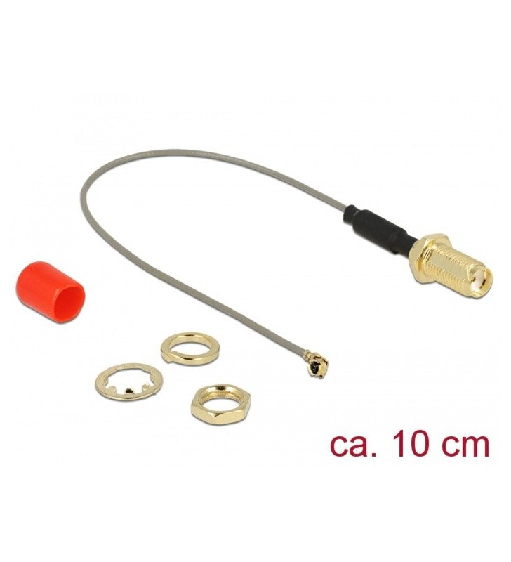 Cablu antenă DeLOCK  SMA (priză pentru instalare) - MHF (priză)