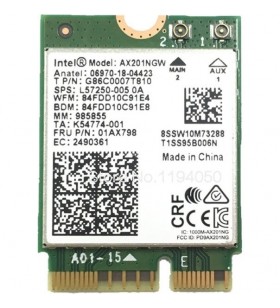 Intel AX201.NGWG.NV card de rețea Intern WLAN 2400 Mbit/s