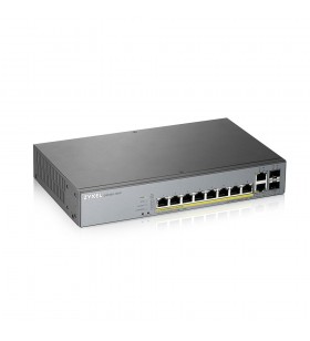 Zyxel GS1350-12HP-EU0101F switch-uri Gestionate L2 Gigabit Ethernet (10/100/1000) Power over Ethernet (PoE) Suport Gri