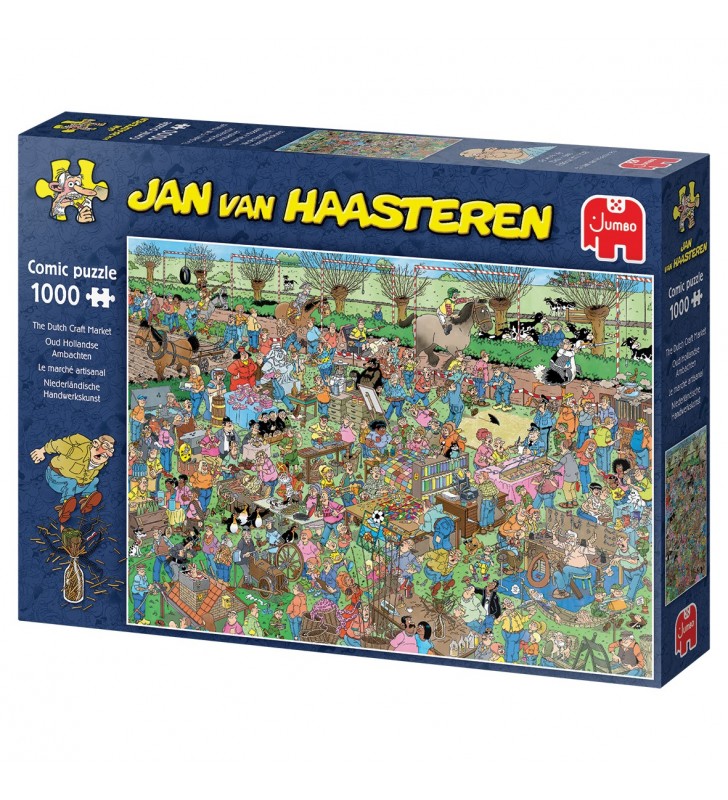 Jan van Haasteren The Dutch Craft Market 1000 pcs Puzzle (cu imagine) fierăstrău 1000 buc.