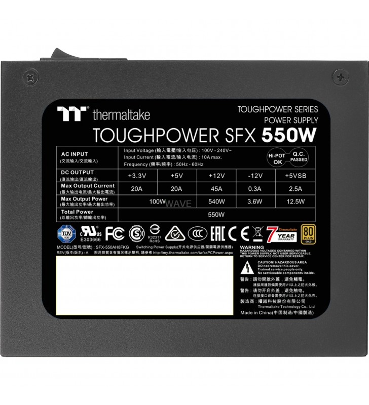 Thermaltake  Toughpower SFX 550W, sursa PC