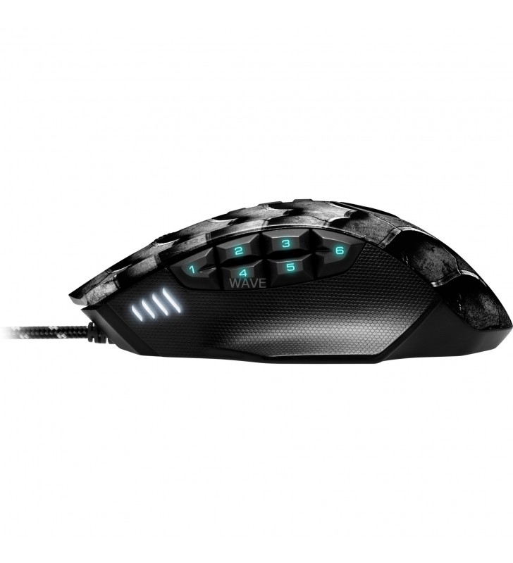 Sharkoon  Drakonia II Black, mouse de gaming