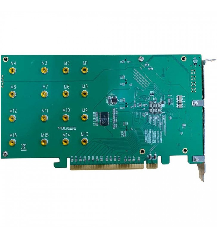 HighPoint  SSD7104 PCIe 3.0 x16 cu 4 porturi M.2 NVMe, placă RAID