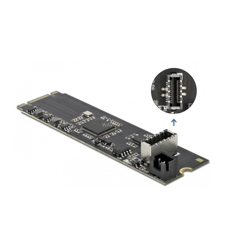 Convertor DeLOCK  Conector M.2 B+M - 1x USB intern 3.2 Gen 2 Key A 20 pini