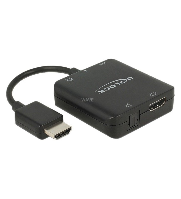 DeLOCK  HDMI-A St - HDMI + Extractor audio, adaptor