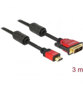 Cablu adaptor DeLOCK  High Speed ​​​​​​HDMI A (male) - DVI (male)