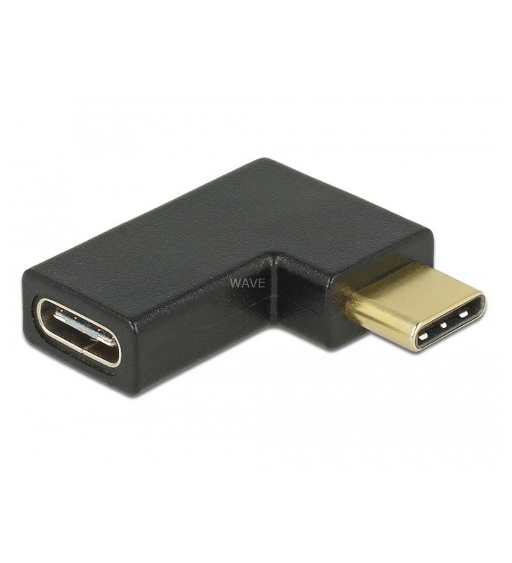 DeLOCK  SuperSpeed ​​​​USB 10 Gbps (USB 3.1 Gen 2) USB Type-C male - female înclinat stânga/dreapta, adaptor