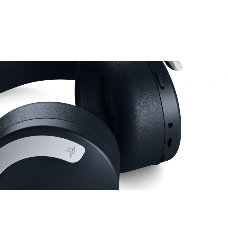 Sony Pulse 3D Căști Prin cablu & Wireless Bandă de fixare pe cap Gaming USB tip-C Negru, Alb