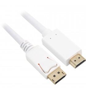 Cablu adaptor Sharkoon  DisplayPort 1.2 male - HDMI 4K male