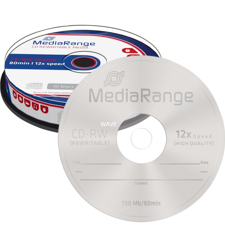 MediaRange  CD-RW 700 MB, CD-uri goale