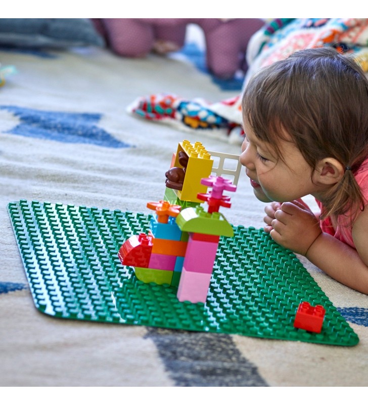LEGO  2304 DUPLO Placă mare de construcție verde, jucărie de construcție