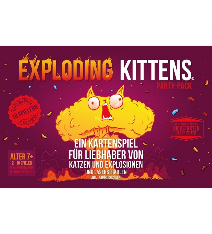 Joc de cărți Asmodee  Exploding Kittens Party Pack