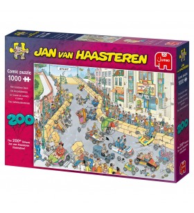 Jan van Haasteren The Soapbox Race Puzzle (cu imagine) fierăstrău 1000 buc. Benzi desenate