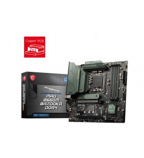 MSI MAG B660M BAZOOKA DDR4 plăci de bază Intel B660 LGA 1700 micro-ATX