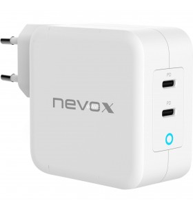 Nevox  100W DUAL USB-C Power Delivery, încărcător