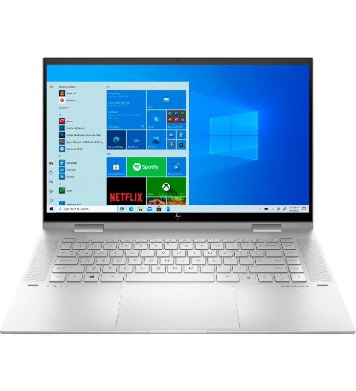 Notebook HP Envy x360 Convertible 15-es0055ng Natural Silver, Core i5-1135G7, 8GB RAM, 512GB SSD