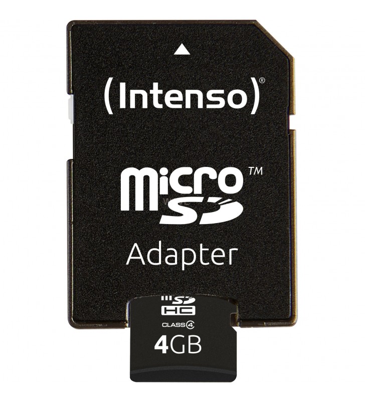 Intenso  microSDHC 4GB, card de memorie
