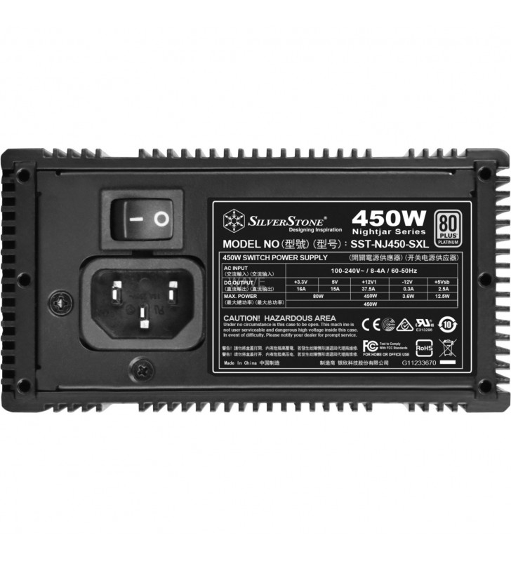 SilverStone  SST-NJ450-SXL 450W, sursă de alimentare pentru PC