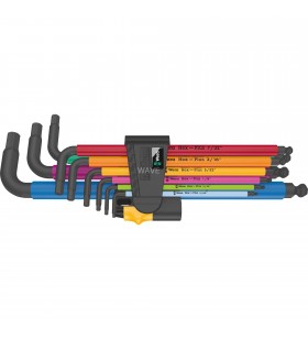 Set chei L Wera  950/9 Hex-Plus Multicolor Imperial 2, șurubelniță