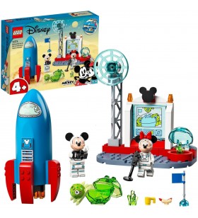 Jucărie de construcție a rachetei spațiale LEGO  10774 Mickey și prietenii lui Mickey și Minnie