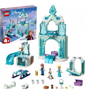 LEGO  43194 Jucărie de construcție Povestea de iarnă a Prințesei Disney Anna și Elsa