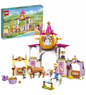 Jucărie de construcție LEGO  43195 Princess Princess Belles și Grajdurile regale a lui Rapunzel