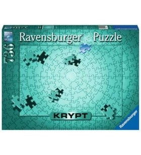 Ravensburger Krypt Metallic Mint Puzzle (cu imagine) fierăstrău 736 buc. Artistic