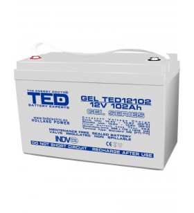 Acumulator stationar VRLA 12V 102Ah GEL M8 F12 ED Electric TED12102