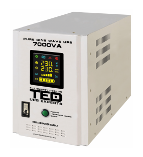 UPS centrala terminca 7000VA / 5000W Runtime Extins TED Electric