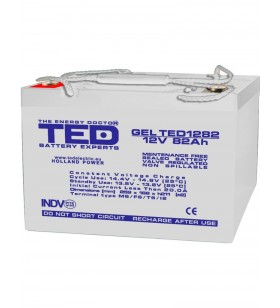 Acumulator stationar VRLA 12V 82Ah GEL M6 TED Electric TED1282 - PRODUS RESIGILAT