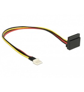 Cablu DeLOCK  Power Floppy 4pin (male) - SATA 15pin (female)