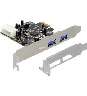 Card DeLOCK  PCI Express - 2 x USB 3.0 extern, controler USB