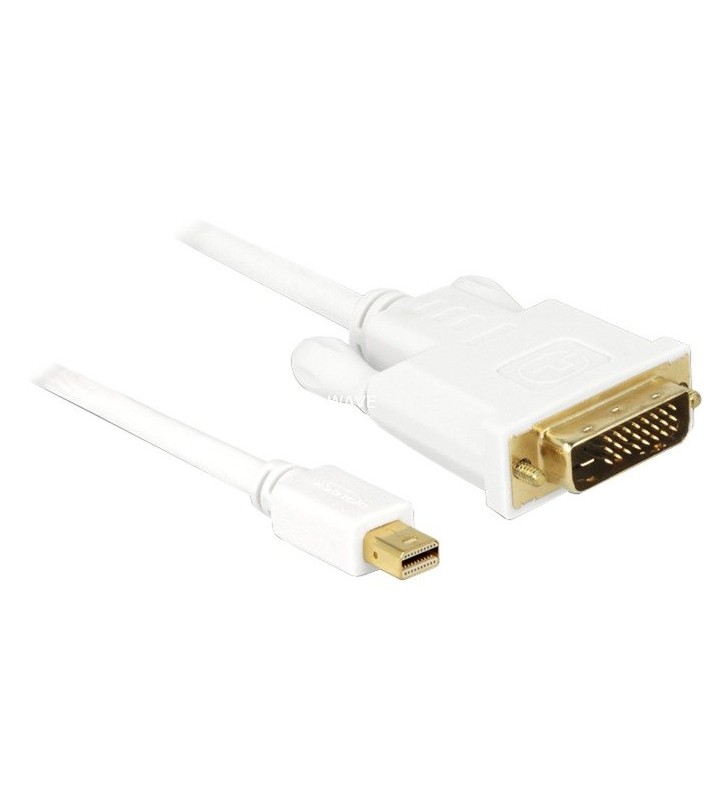 Cablu adaptor DeLOCK  mini-DisplayPort tată - DVI 24+1 tată