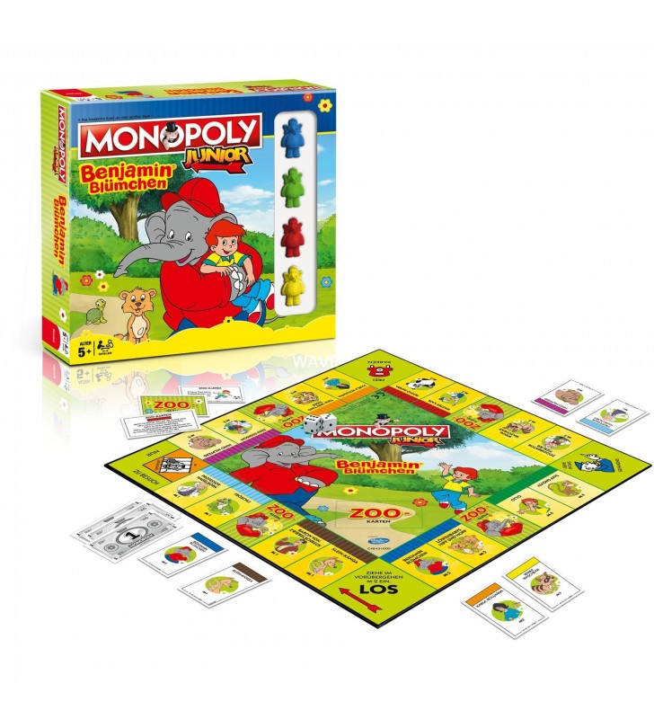 Joc de masă Winning Moves  Monopoly Junior Benjamin Blümchen