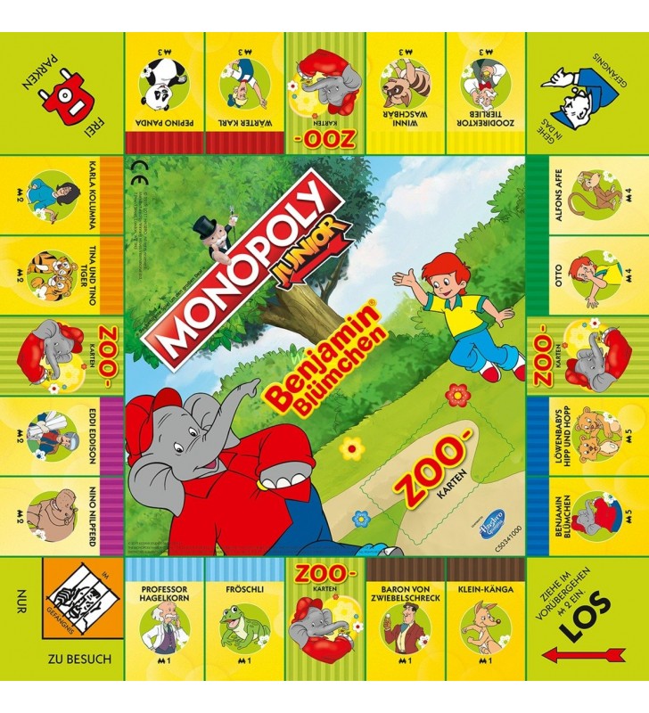 Joc de masă Winning Moves  Monopoly Junior Benjamin Blümchen