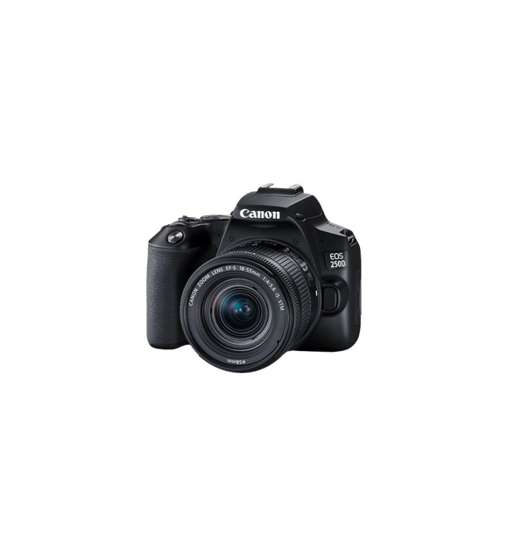 Canon EOS 250D + EF-S 18-55mm f/4-5.6 IS STM Trusă cameră SLR 24,1 MP CMOS 6000 x 4000 Pixel Negru