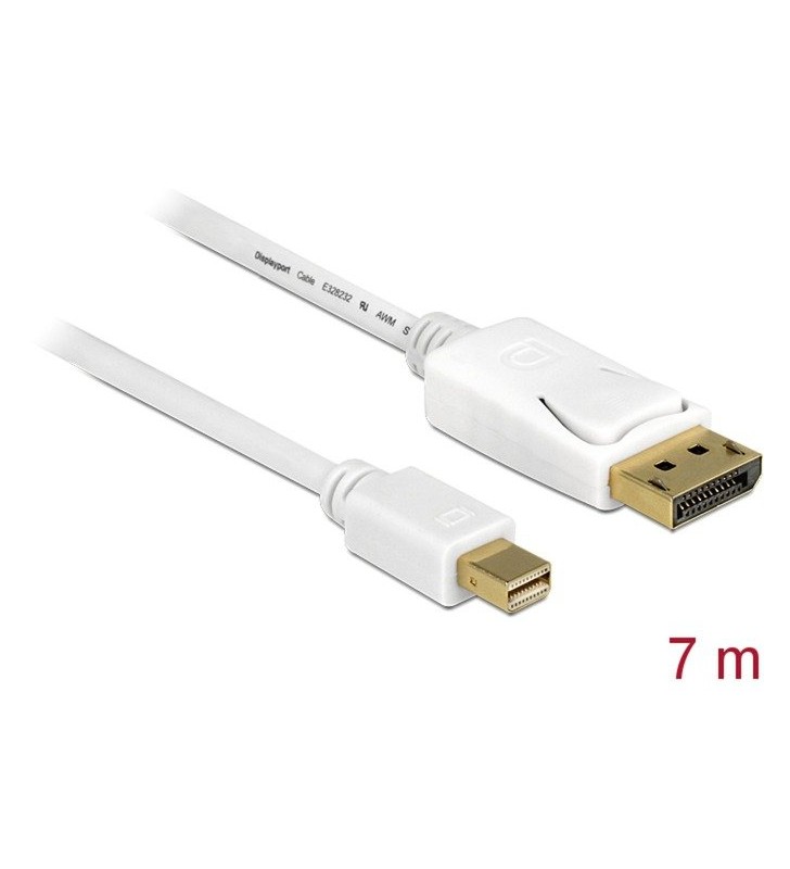 Cablu adaptor DeLOCK  mini-DisplayPort 1.2 (male) - DisplayPort (male) 4K