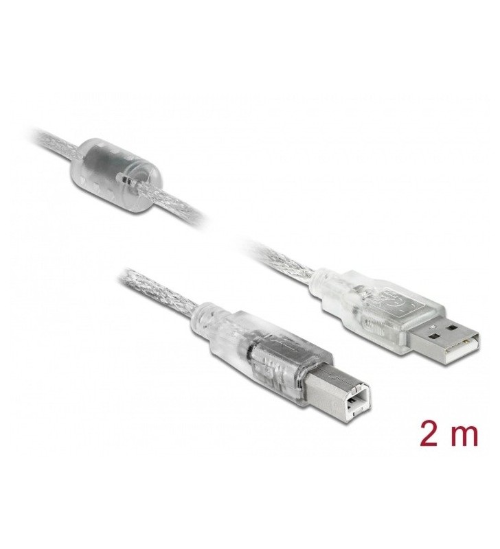 Cablu DeLOCK  USB 2.0 tip A male - USB 2.0 tip B male