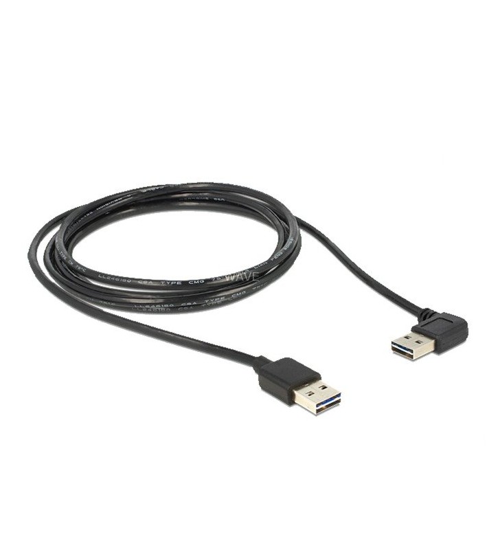 DeLOCK  USB 2.0 AA 90° Easy USB, cablu
