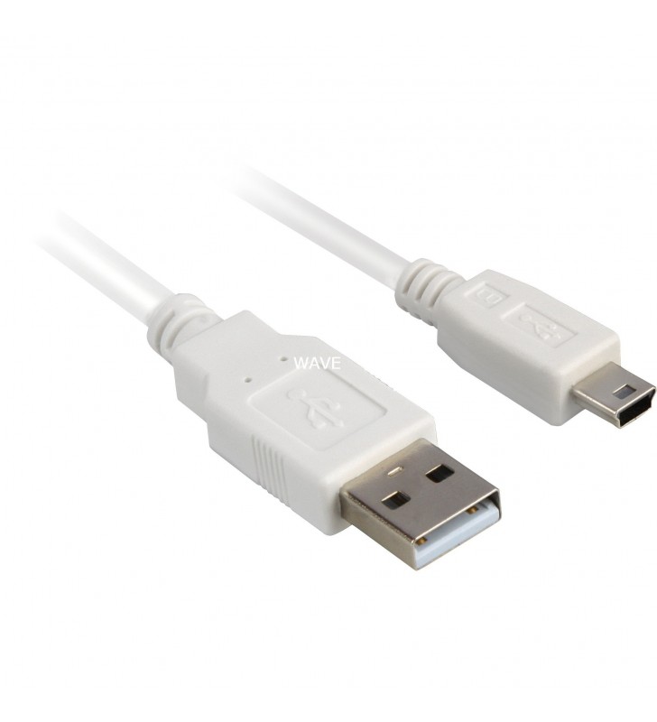 Cablu Sharkoon  USB 2.0 A - USB Mini-B