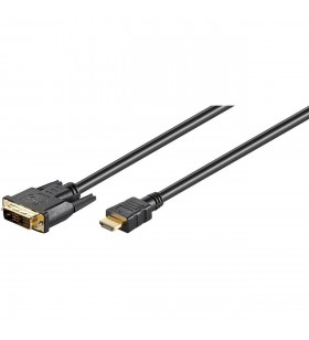 Cablu adaptor goobay  DVI-D (male) - HDMI (male)