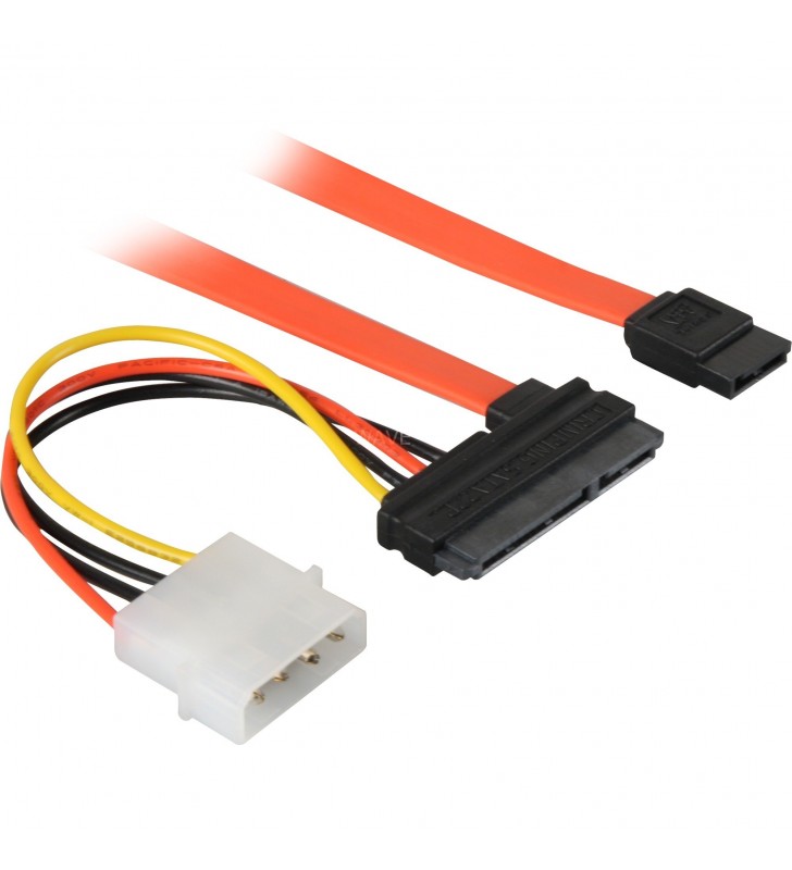 Cablu adaptor goobay  S-ATA 2in1 semnal de date + alimentare