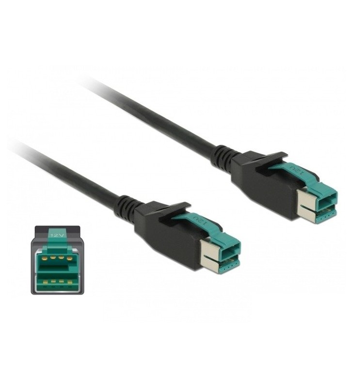 Cablu DeLOCK  PoweredUSB 12V (male) - PoweredUSB 12V (male)