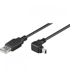 goobay  USB-A - Mini-USB-B unghi 90°, cablu