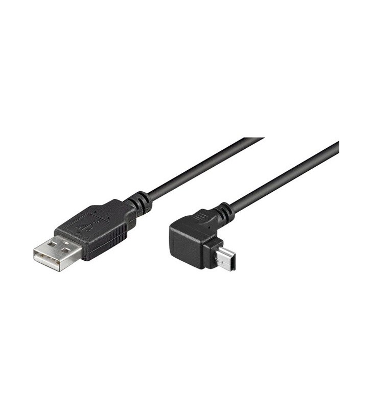 goobay  USB-A - Mini-USB-B unghi 90°, cablu